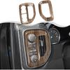Wood Grain Console Side Air Vent Heating Fan Cover For Chevy Silverado -2025
