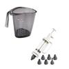 Set of Measuring Glass and Pastry Syringe - DR OETKER - Baker Edition