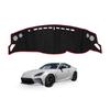 FUELHOOD Dashboard for Toyota 86 ZN6 and Subaru BR Z ZC6 and for Your Features Sun Heat Reduced Scratch and a Clear Suede Set with Black and Red