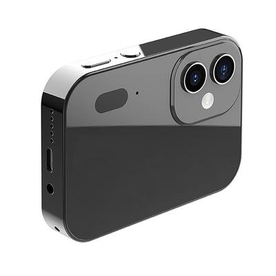 D6 Triple Lens CCD Digital Camera with Touchscreen, Mini Vlog Compact Camera for Students, Portable HD Camcorder
