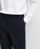 MUSINSA STANDARD Semi-Wide Hidden Banding Slacks [Navy]