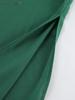 Green Tank Dresses Summer Cotton Linen Sleeveless Straight Split Dress 2026 All-Match Midi Dress Vacation Style Lady