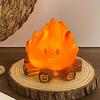 Night Light No Open Flame Safe Design Soft Warm Yellow Light Flame Pet Shape Battery Operated Children Bedroom Lamp