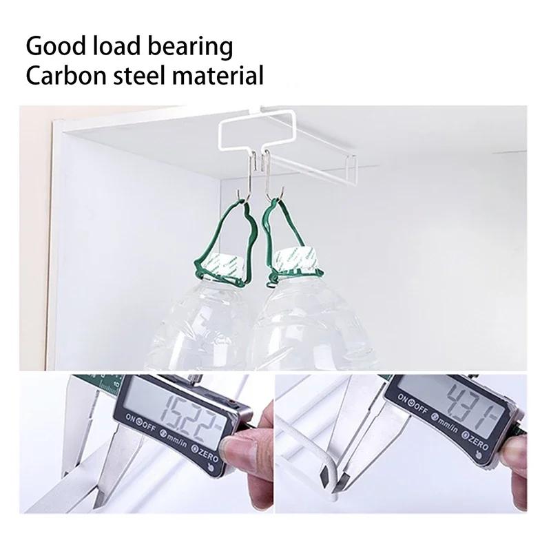 Kitchen Holder Hanging Toilet Roll Paper Holder Towel Rack Kitchen Bathroom Cabinet Door Hook Holder Organizer Hanging Rack