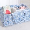 Compact Diaper Storage Basket Cotton Nursery Organizer Baby Clothes Storage Basket For Odor Control And Space Saving