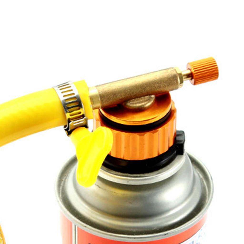 Gas Tank Adapter Converter Inflatable Valve for Barbecue Hiking Grilling