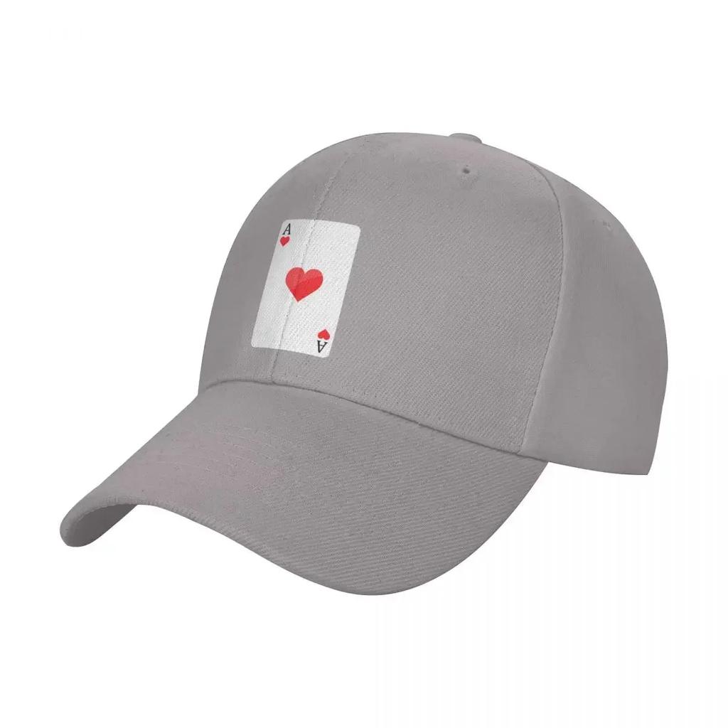 Ace Of Hearts-Poker Baseball Cap Golf Hat Unisex Unisex's big size hat Anime Hat Golf Women Unisex's