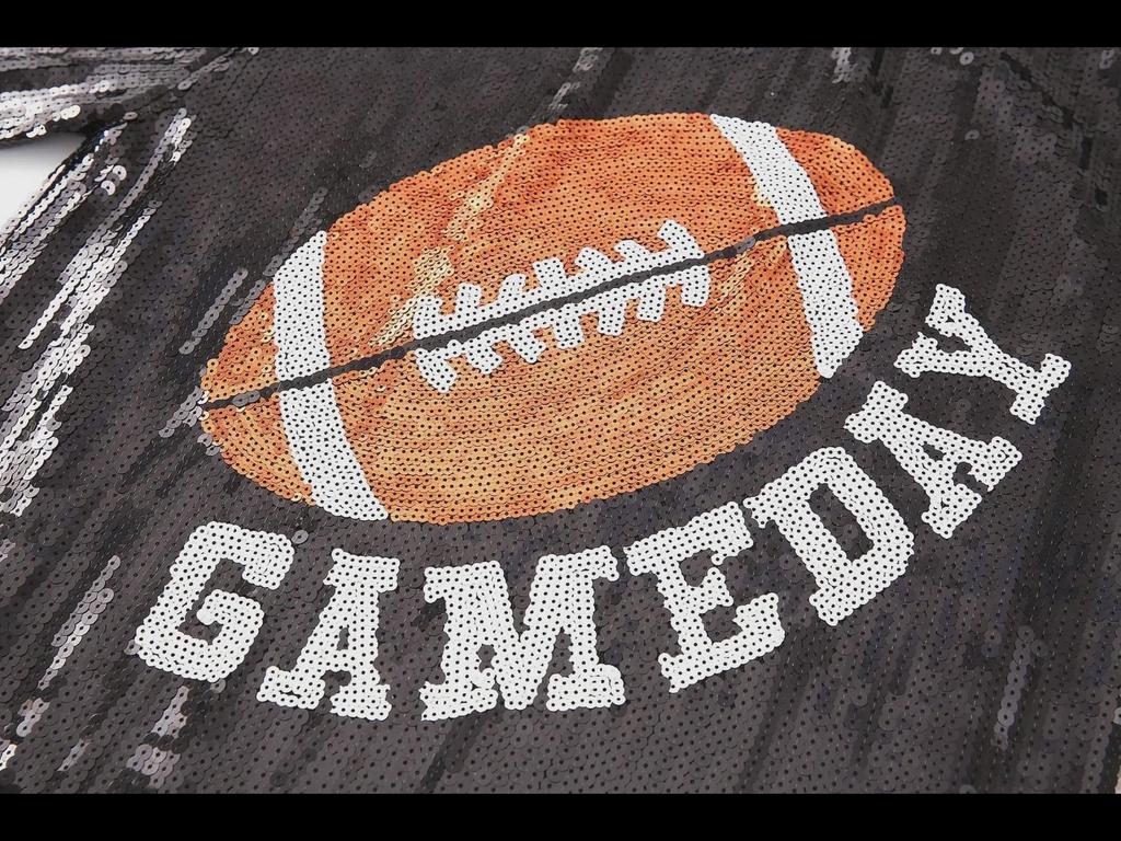 Sequined Women's Rugby and Cheerleading Shirts and Uniforms