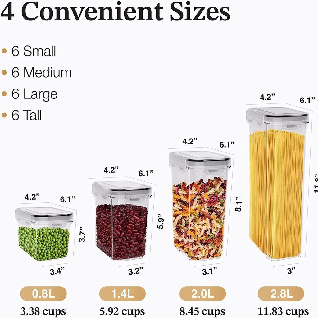 PP Fresh-Keeping Storage Box: Sealed Refrigerator Jar for Snacks & Whole Grains