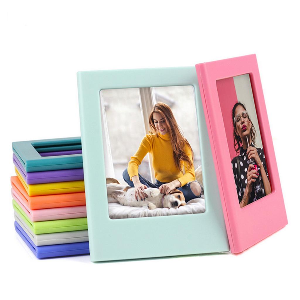 Magnetic Plastic Mini Photo Frame Refrigerator Magnet for Polaroid mini 3 Inch Photos