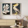 Vintage Bird Prints Retro Animal Art Natural History Canvas Paintings HD Pictures Wall Art For Living Room Home Decor Frameless