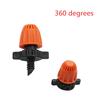 20 Pcs 4mm Thread Refraction Nozzles 90/180/360 Angle Strip Watering Nozzles Garden Drip Irrigation Sprinklers