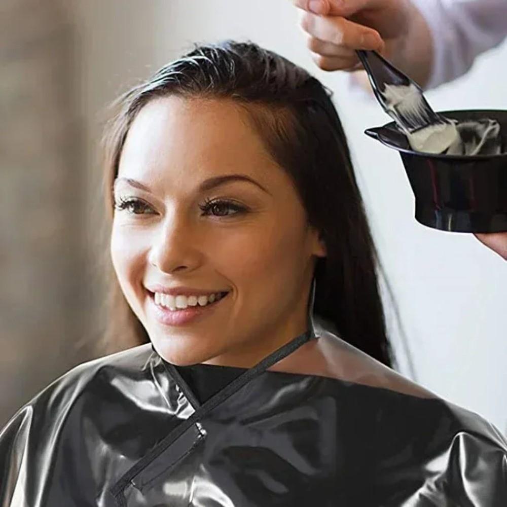 Antistatic Hair Cutting Collar Thicken Perm Baking Oil Cape  Childen Adult