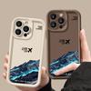 Custodia Antiurto con Motivo Montagna Aereo Per iPhone 16 Pro Max 15 Plus 14 Pro 13 12 11 XS XR 8 7 TPU Morbido Opaco Silicone Cover Guscio