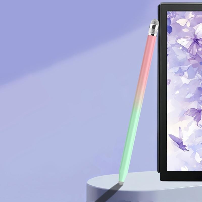 Double Head Capacitive Pen Gradients Color Styluses Pen for Adults Universal for Phone Tablet Touch Screens Sensitivity