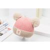 Babymütze Herbst und Winter Baby Wollmütze Doppelschicht 1-3 Jahre alte Kinder Jungen und Mädchen Strickmütze Kinder Erwachsene Mütze
