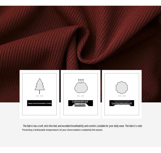 Stylish Knit Top for Middle-Aged and Elderly Women: Slimming, Loose, Faux Two-Piece, Long-Sleeved, Perfect for Spring and Autumn.