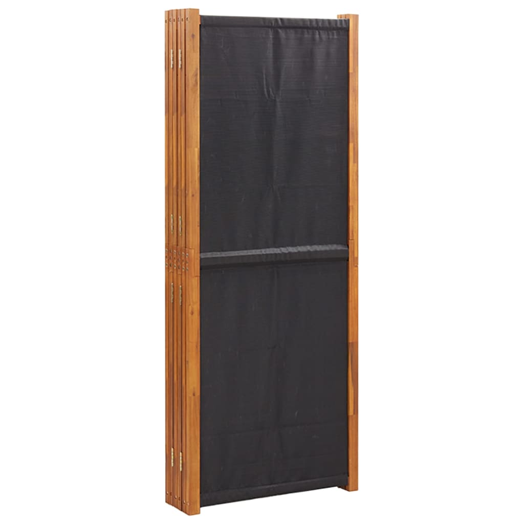 Vidaxl Parawan 6-Panelowy, Czarny, 420 X 180 Cm