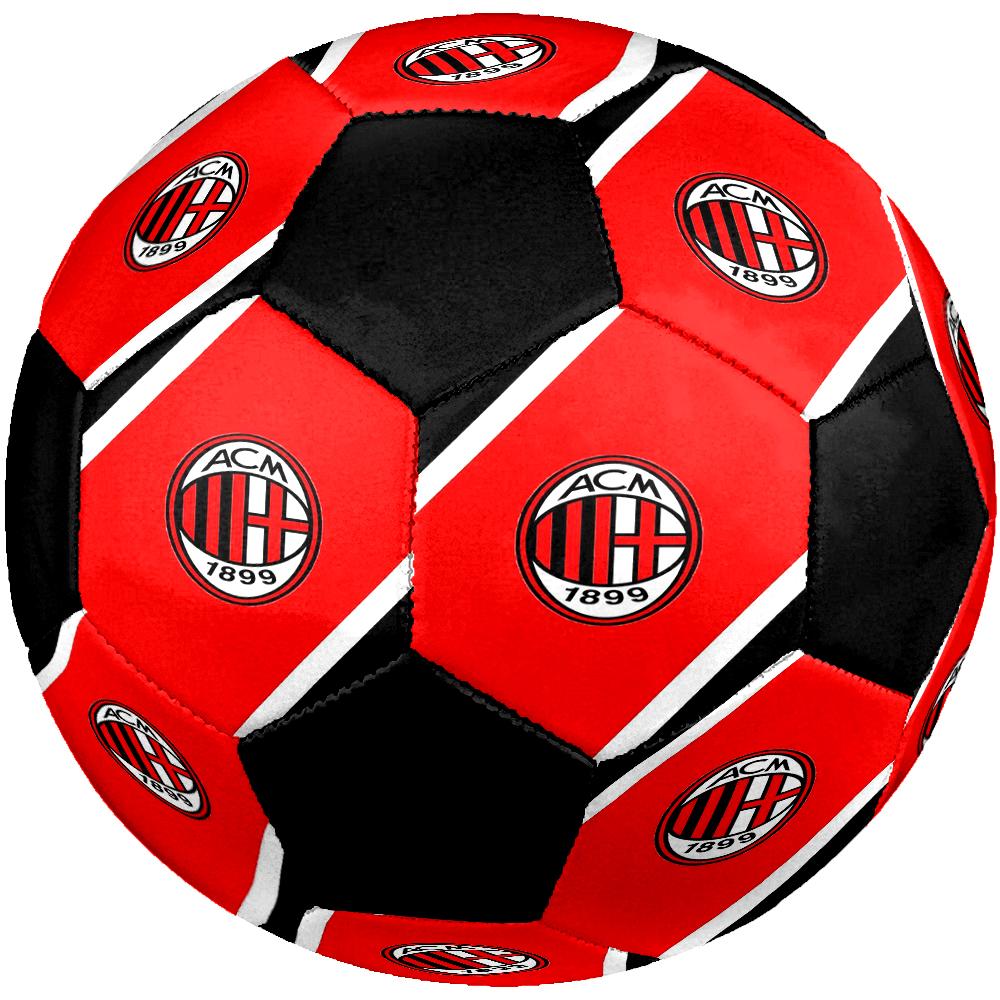 Pallone da Calcio AC Milan Tema Taglia 5, Adatto Sia per Partite Indoor che Outdoor, un Regalo Adatto a Tutti.