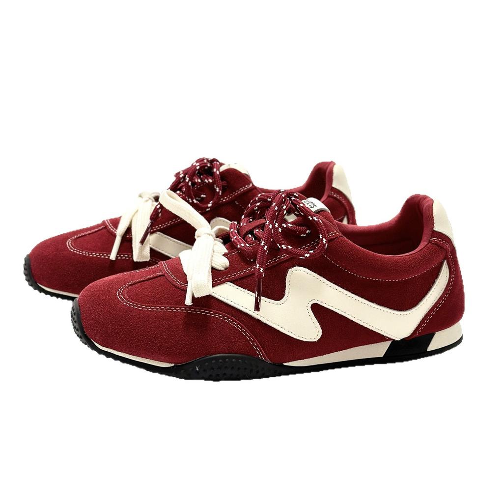 This year's popular retro niche red German training shoes women's autumn style college style light sports Forrest Gump shoes casual board shoes
