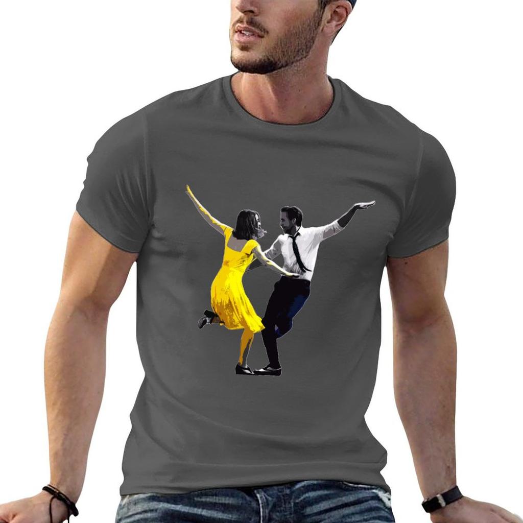 La La Land Sebastian And Mia Dancing Tshirt Modern Style Print Tshirt