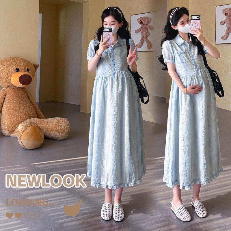 2026 Summer New Fashion Tummy-Covering Maternity Dress XL