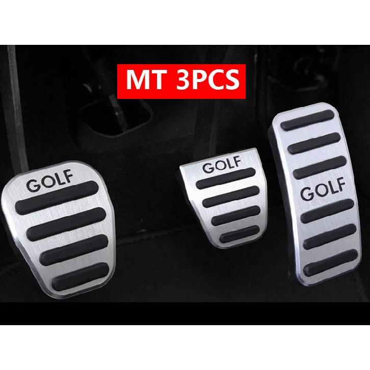 Auto-Fußpedal aus Aluminiumlegierung, Beschleuniger, Gas, Bremspedal, Kupplungspedalabdeckung MT/AT, für Volkswagen VW Golf 7 Mk7 Zubehör