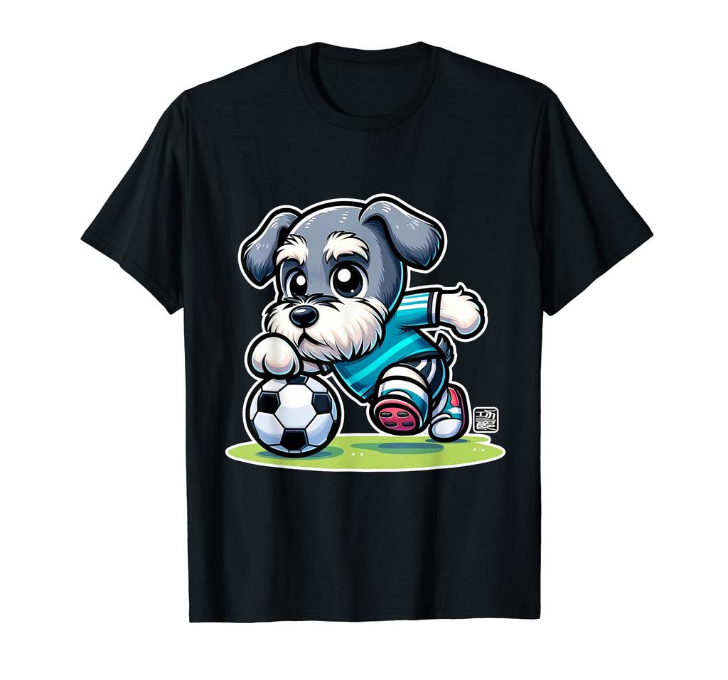 Schnauzer Running On the Field T-shirt