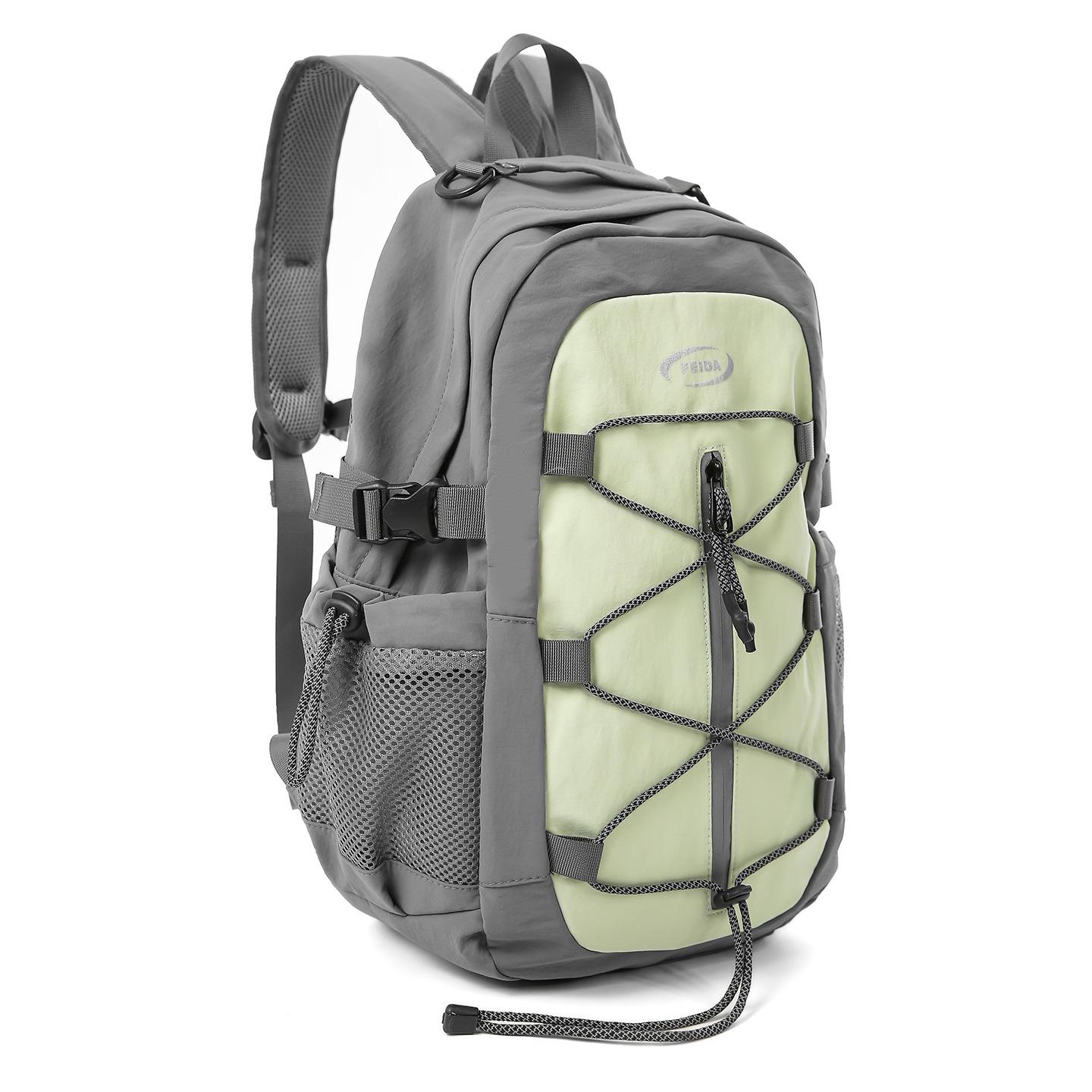 

Рюкзак для спорту на відкритому повітрі, студентський шкільний рюкзак, унісекс, рюкзак великої місткості Small зелений