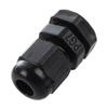 A84X-16 PCS PG7 Black Plastic Waterproof Cable Gland Connector 3-6.5Mm