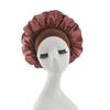 1pc Silk Sleep Cap, Satin Hair Cap, Soft Elastic Band Silk Sleep Cap, Curly Hair Silk Headband, Women Solid Color Wide-Brim Elastic Silky Satin Casual