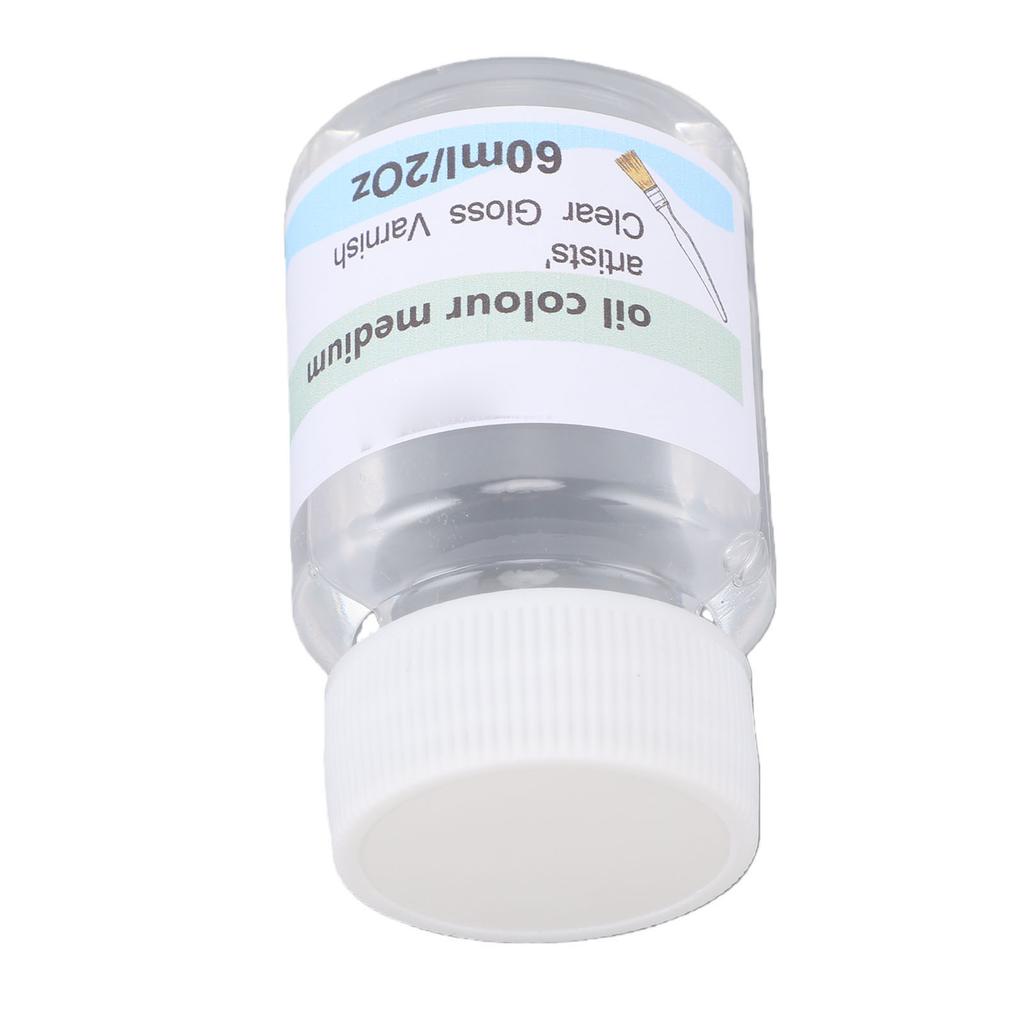 60ML High Gloss Varnish Clear Protective Varnish Prevent Oil Painting From Dust and Scratches