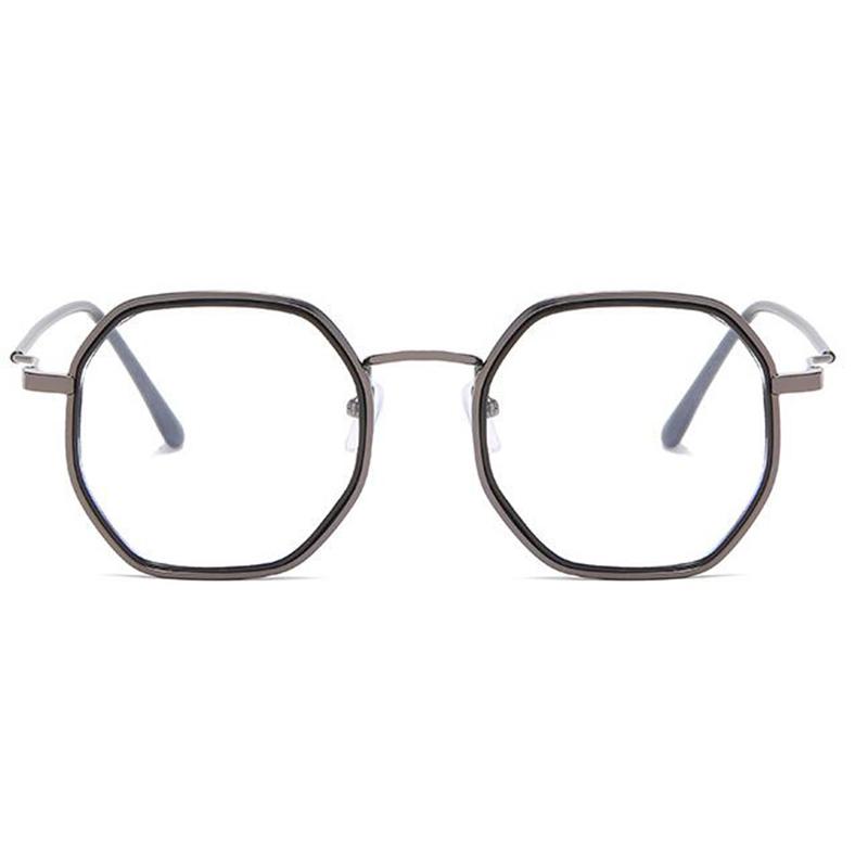 Polygon Women Men Finished Myopia Glasses Diopter -0.5 -1.0 -1.5 -2.0 -2.5 To -6.0 Ultralight Nearsighted Eyewear