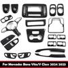 LHD Для Mercedes Benz Vito /V-класу 2024 2025 Декоративна накладка на кермо, ручку дверей, перемикач вікна, підсклянник