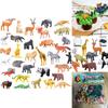 Animal Set 53 Pieces Of Wild Animals Ocean Insects Farm Dinosaurs Simulation Small Animal Models For Children Characters)