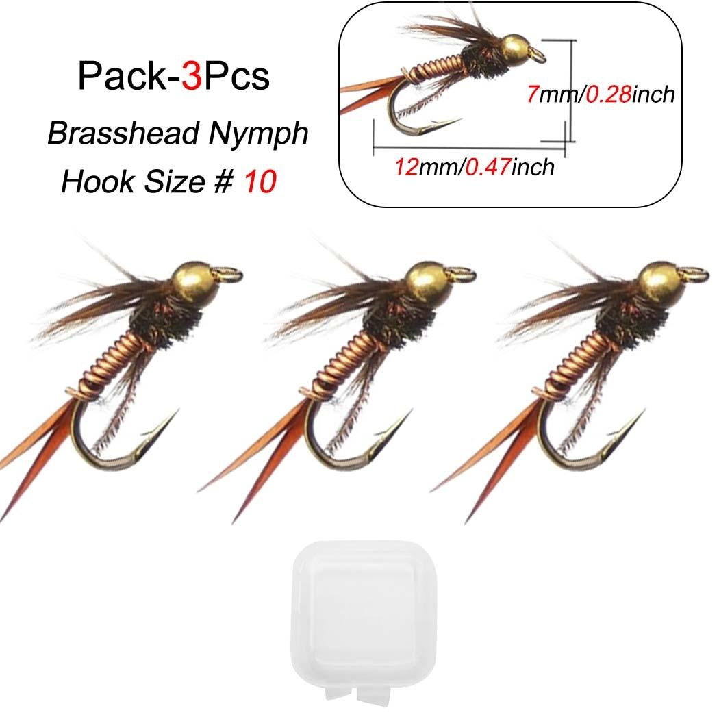

1/3 шт., латунная бусина, быстро тонущая нимфа, скад, муха, червь, форель, рыболовные мухи, искусственные насекомые, рыболовная приманка