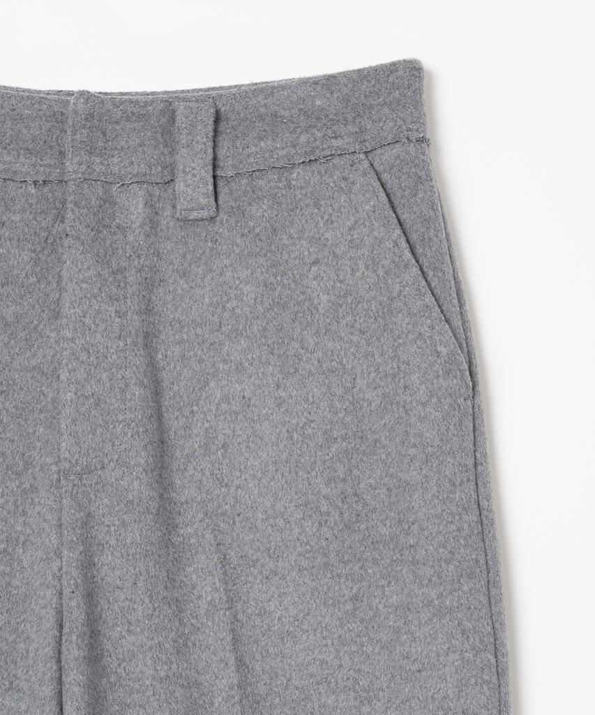MILLO WOMEN Heavy Wool Trousers [Gray]