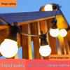 Solar-Powered Outdoor Waterproof G50 Bulb String Lights - Decorative Atmosphere Lighting for Garden, Courtyard, or Festivals