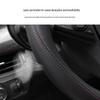 Universal Genuine Leather Steering Wheel Cover for Tesla Model 3, X, S - All Seasons