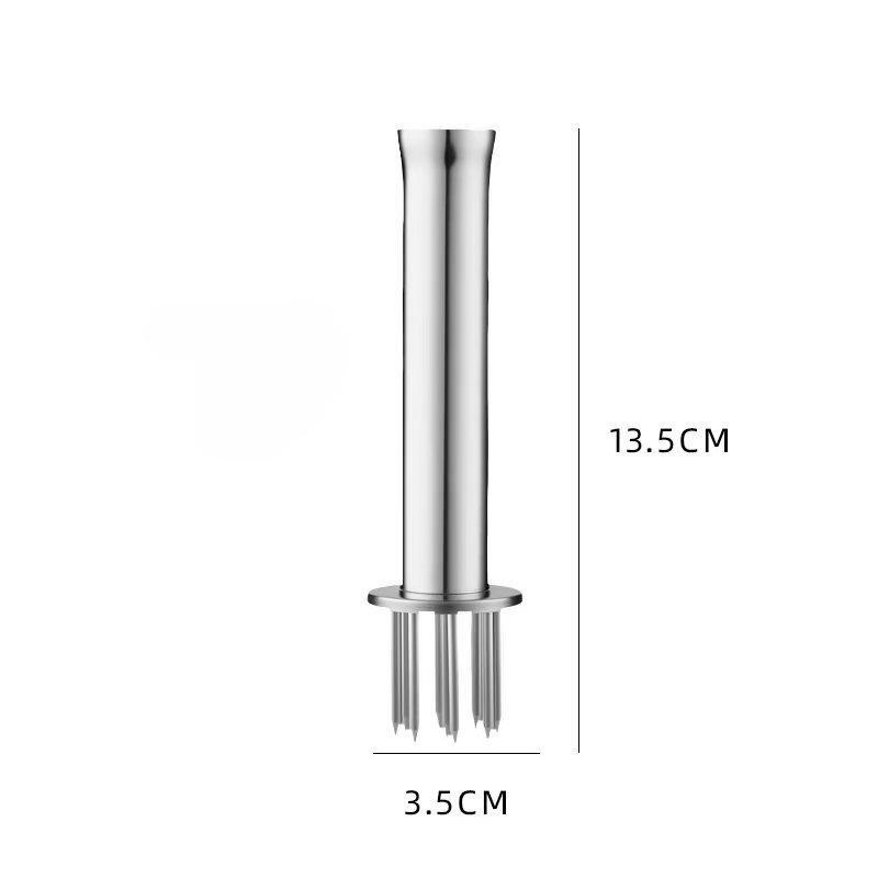Edelstahl Bauchspeck Haut Knusprig Handwerkzeug Loch Hammer Nadel Stich Spitze Nadel Schnell Zartmacher Lockeres Steak Küchenwerkzeug