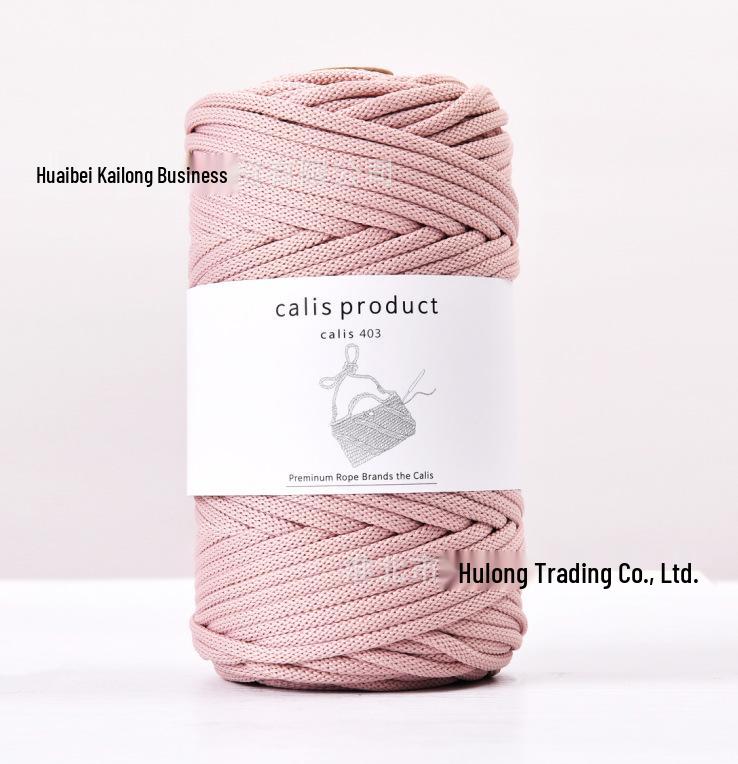 4mm Cotton-Polyester Crochet Cord for DIY Hand-Knitted Bags and Weaving