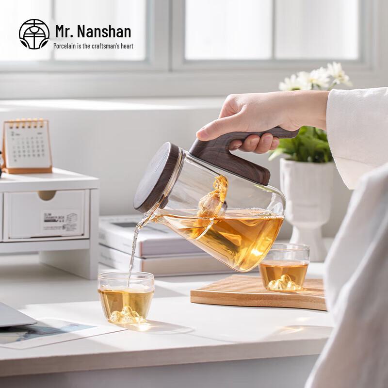 Nanshan Gentleman Glass Semi-automatic Teapot