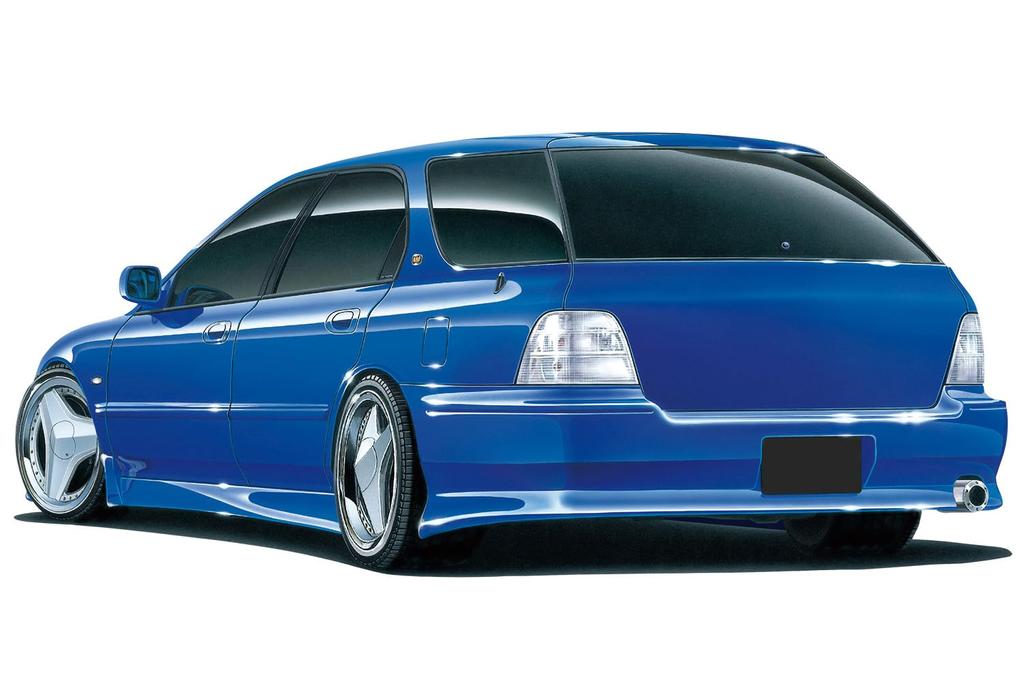 Aoshima Bunka Kyozaisha The Tuned Car Series Honda CF2 Accord Wagon Smoothing Specification Plastic Model 1/24 No.94 '96 (Car)