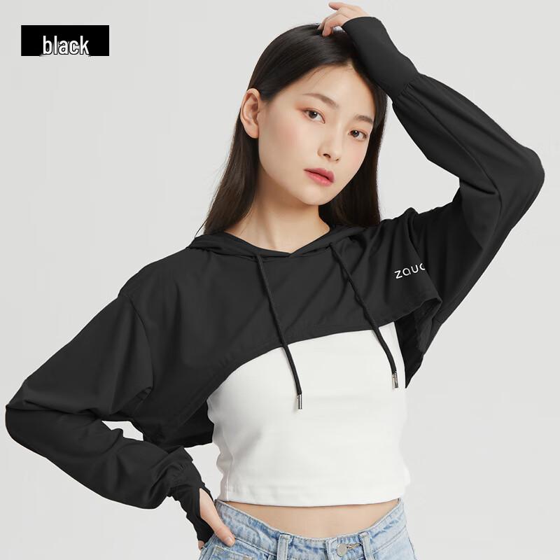 

Zauo Women s Thin Shoulder-Protection Sun Hoodie One Size