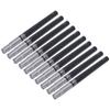 10PCS Metallic Marker Pens Grey Profession Metallic Pens Quick Dry Fluent Writing Graffiti Marker Pens for Wood Painted