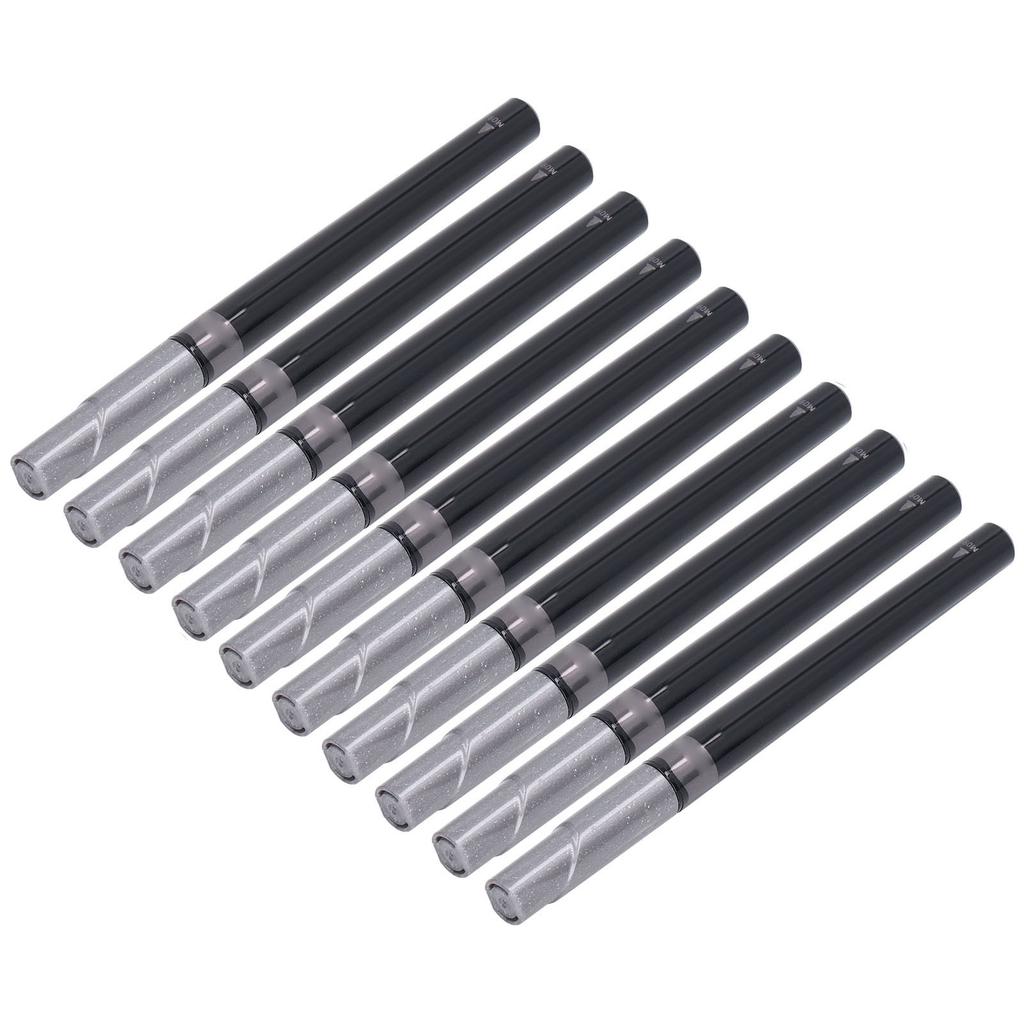 10PCS Metallic Marker Pens Grey Profession Metallic Pens Quick Dry Fluent Writing Graffiti Marker Pens for Wood Painted