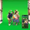 Thickened Green Screen Backdrop for Professional Live Streaming & Studio Photography