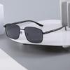 Herren Quadratischer Rahmen Polarisierte Sonnenbrille, UV400 Anti-UV Minimalistisch Mode Brillen Klassische Fahr-Polarisierte Brillen