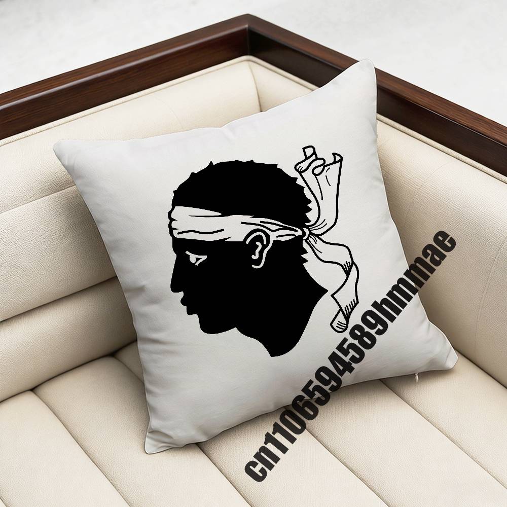 For Corsica Corse France Flag Throw Pillow Case Sham Xcm Xcm Square Home Pillowcase Cushion Cover