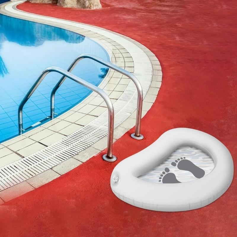 Inflatable Foot Bath Tub With Air Pumps Foot Soaking Bath Basin For Camping Beach Outdoor Use